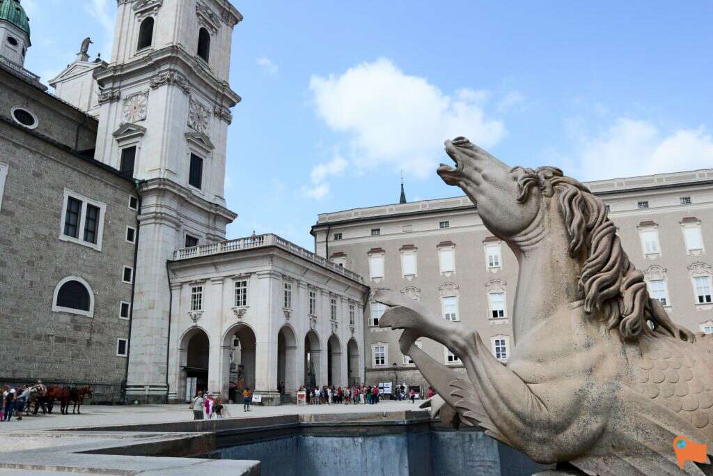 Salzburg Old Town Square, Salzburg, Austria