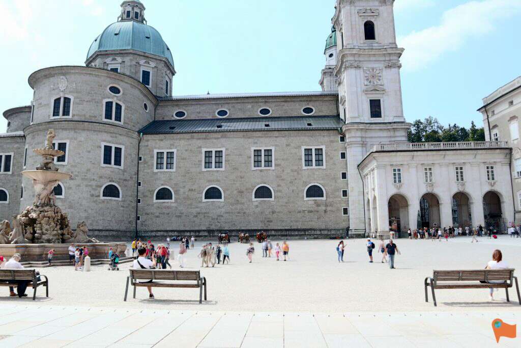 Salzburg Old Town Square, Salzburg, Austria