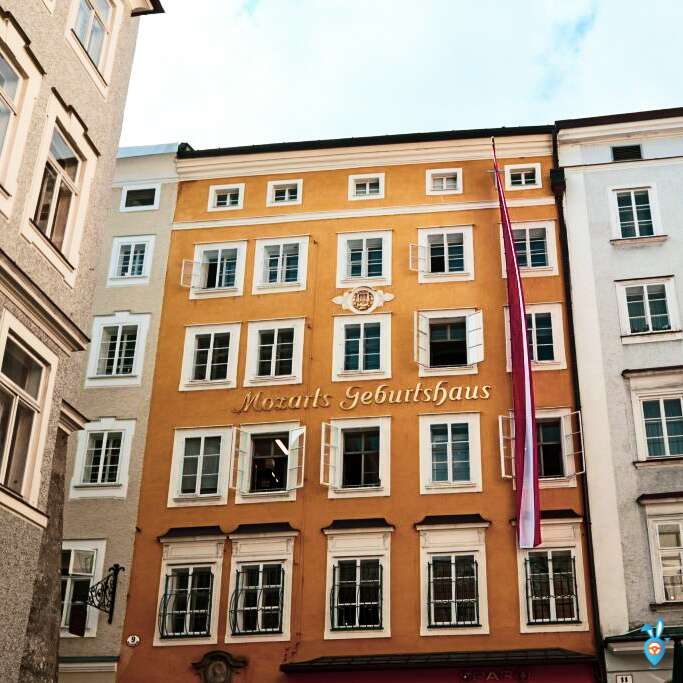 Mozart's Birthplace and Getreidagasse, Salzburg