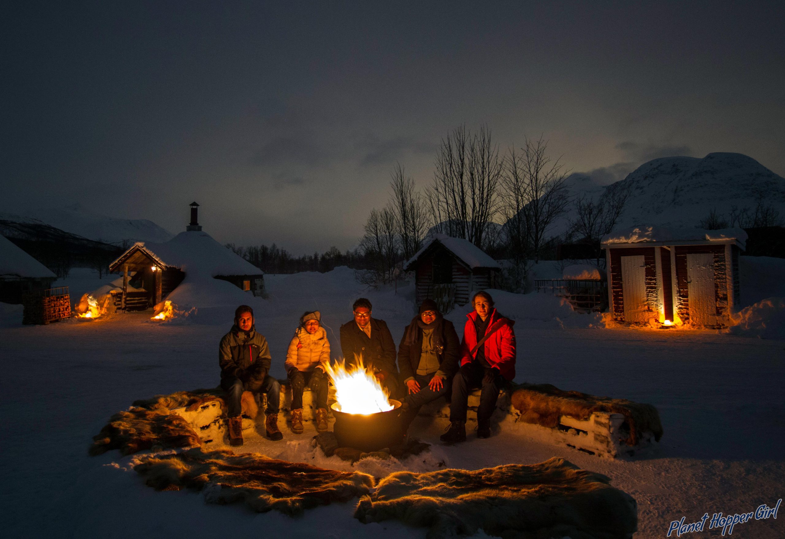 A Aurora Chasing Camp Site, Tromso,Norway
