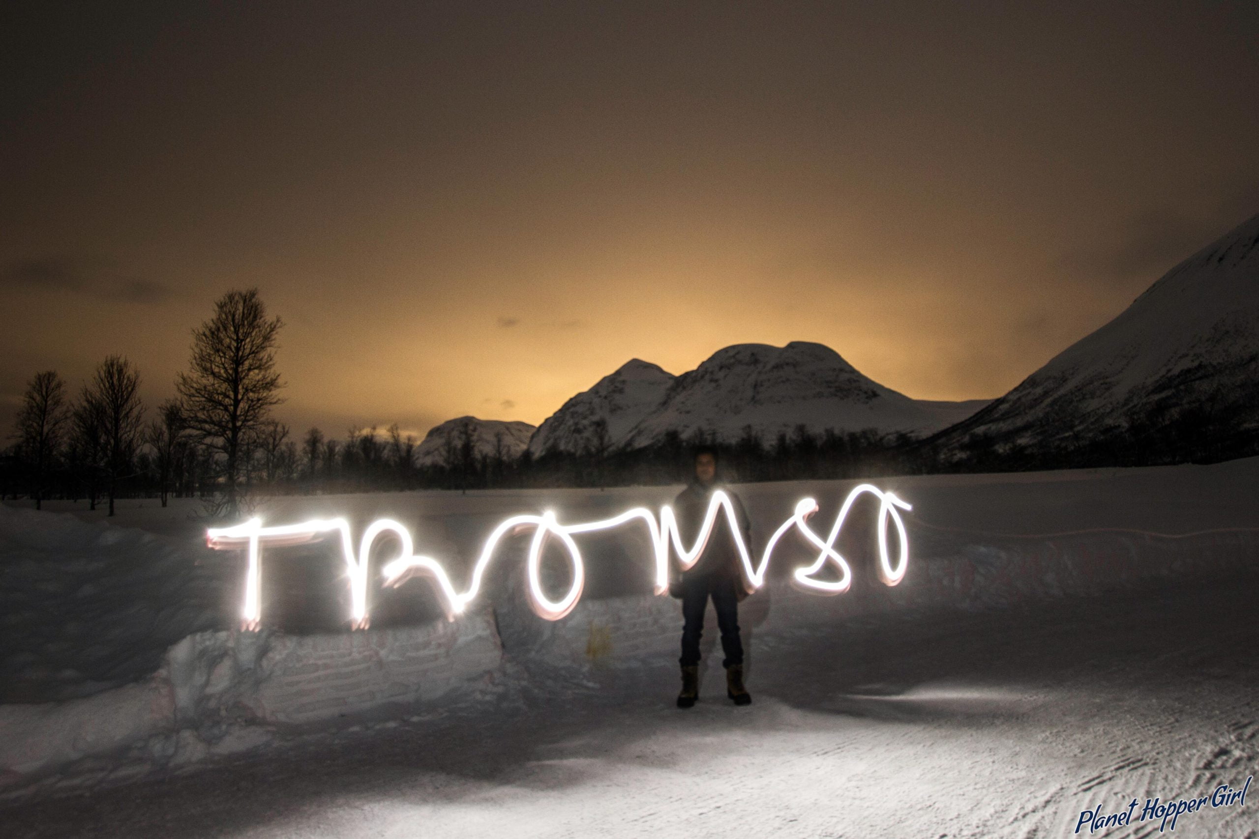 We are leaving parts of our heart and foot prints in Norway moment, Tromso, Norway