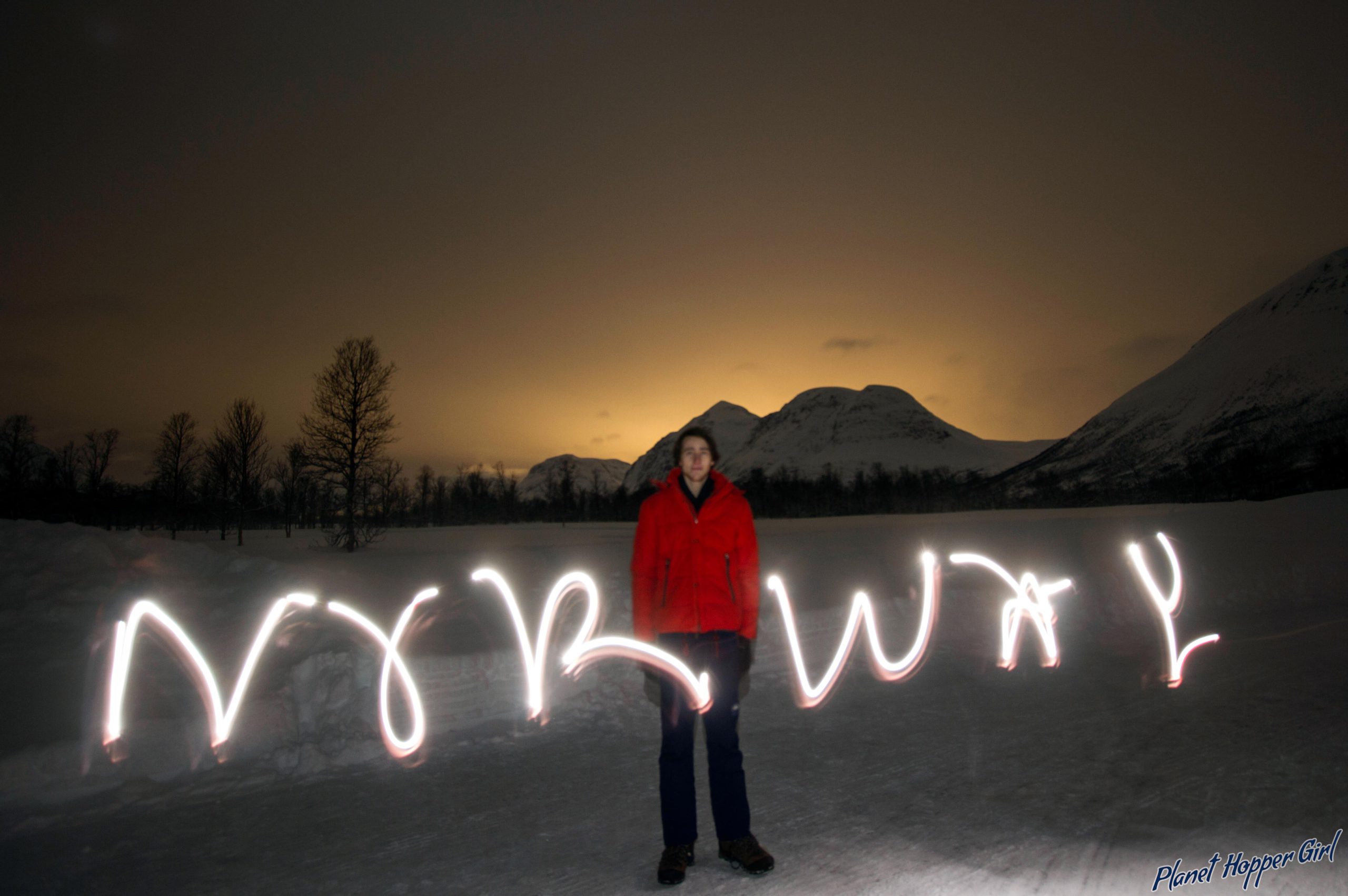 We are leaving parts of our heart and foot prints in Norway moment, Tromso, Norway