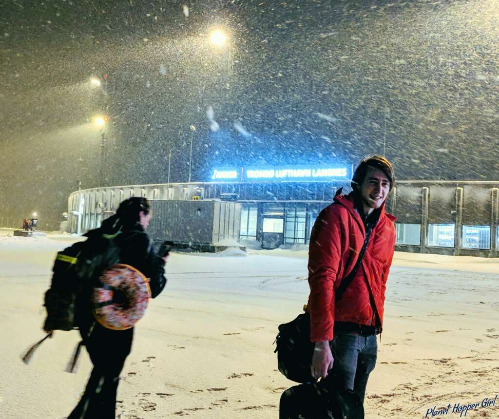 Arrival in Tromso, Norway