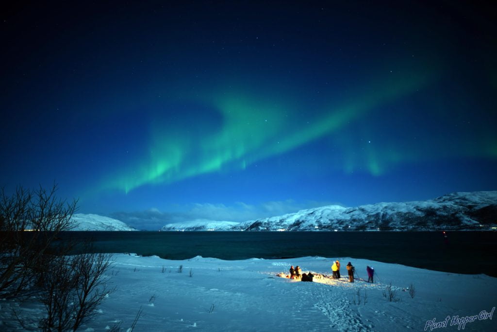Northern Lights spotted in Tromso, Norway