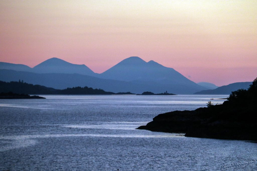 Sunset View from Strome Castle, Scotland