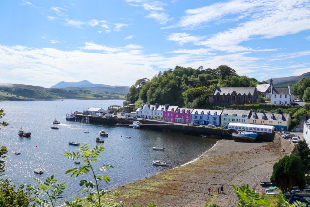 Portree Town, Isle of Skye, Scotland