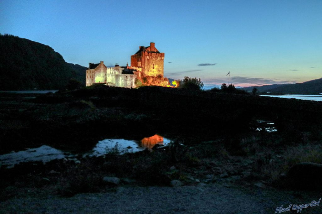 Eilean Donan Castle Night View, Scotland