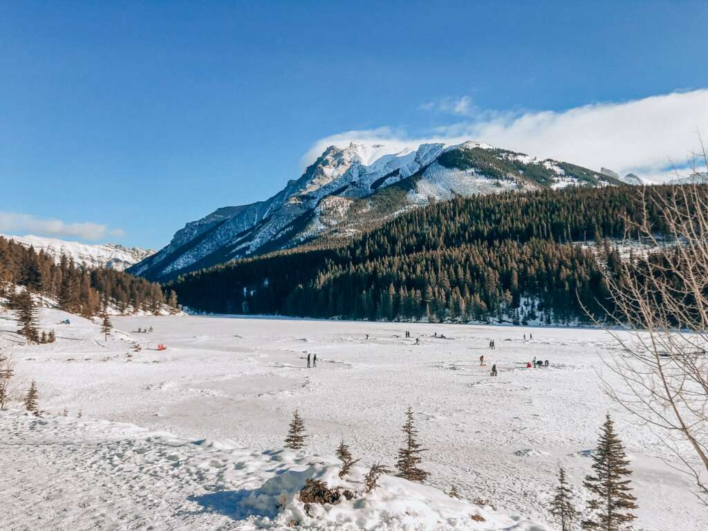 Winter Activities Around the World Wild Skating in Banff Canada