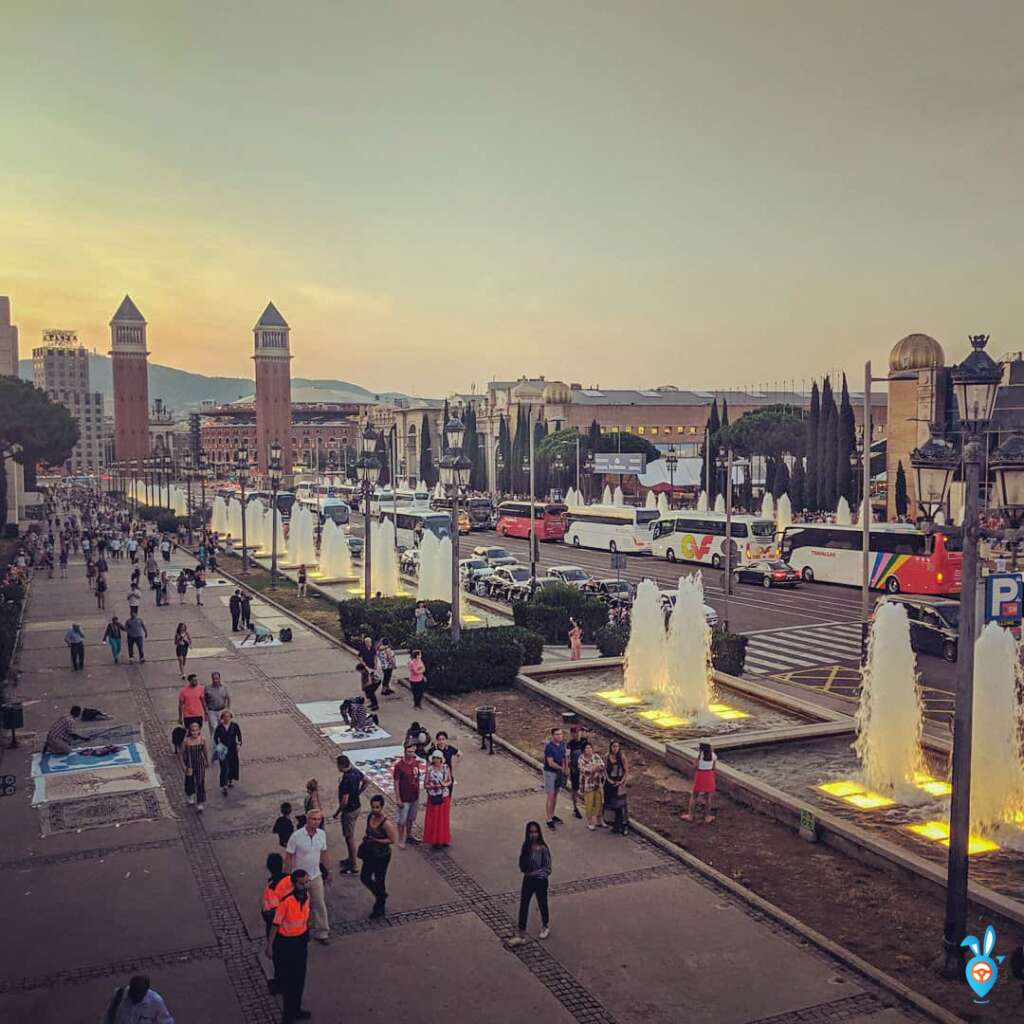 One Week in Barcelona in Summer - Summer Plaza de Espana