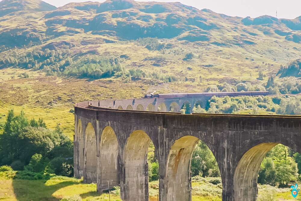 2 Week Scotland Road Trip Itinerary: Scottish Highlands, NC500 and Islands | 2021 55 Glenfinnan Viaduct Jacobite Train