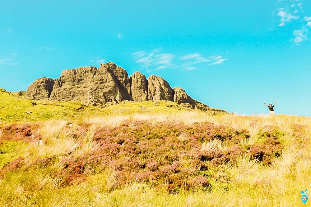 2 Week Scotland Road Trip Itinerary: Scottish Highlands, NC500 and Islands | 2021 51 Old Man of Storr Walk