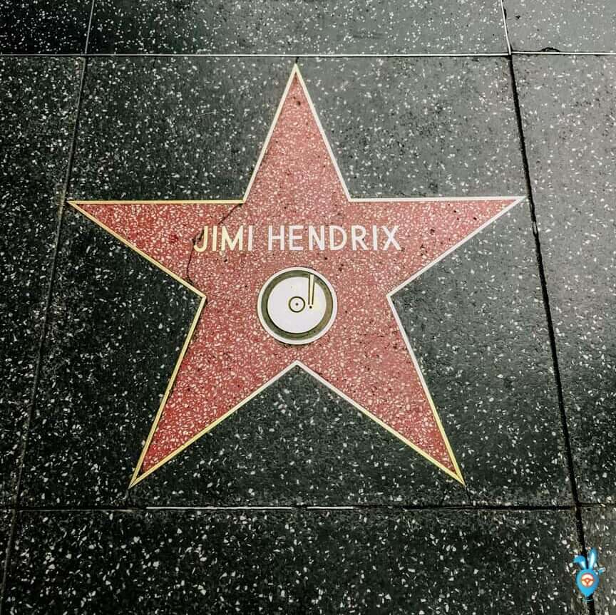 Jimi Hendrix, Walk of Fame, Los Angeles