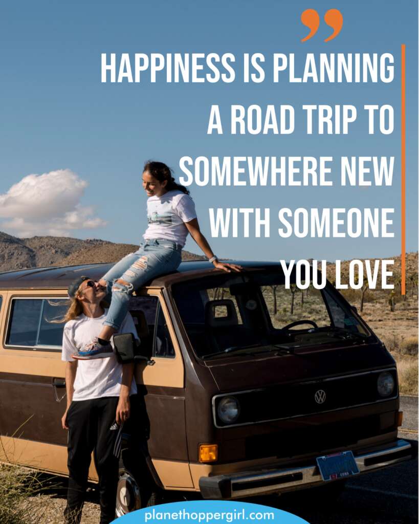 couple road trip quote